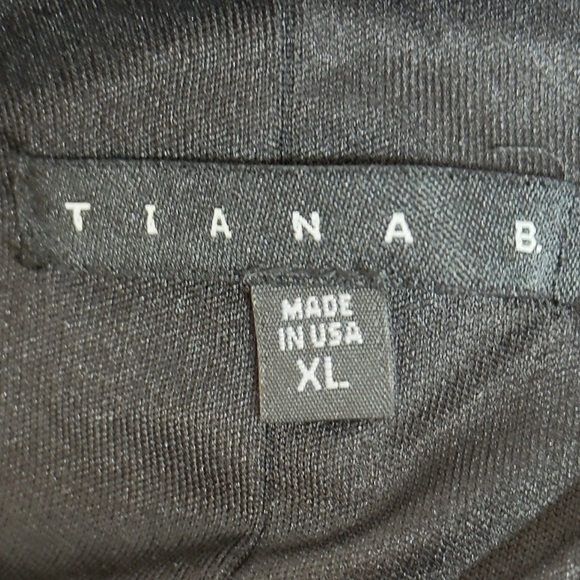 Tiana B. Pink and Blue Graphic Short Sleeve Dress Size XL - Picture 3 of 4